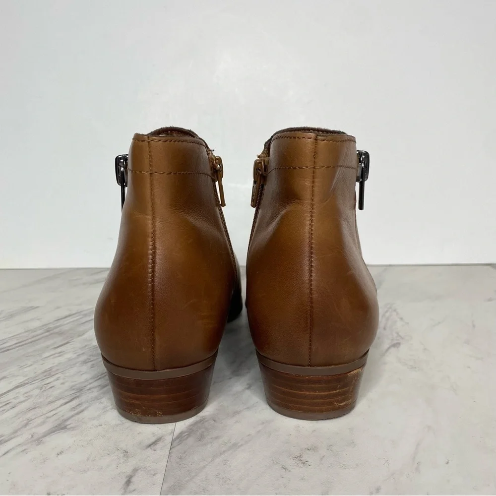 Naturalizer Blair Brown Leather Bootie 7M